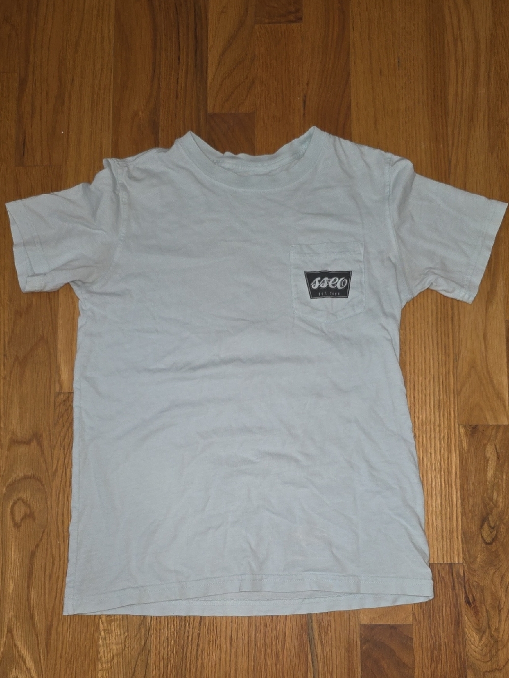 Kids Light Blue Pocket Tee with Jeep Logo